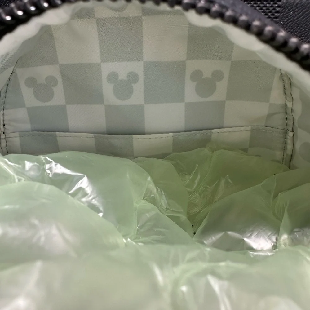 Mickey Mouse Checkered Texture Convertible Mini Backpack & Crossbody Bag NWT​